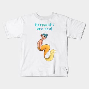 Mermaid's are real 2 Kids T-Shirt